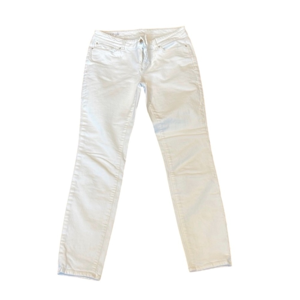 Ann Taylor Women's Skinny Jeans - White designer 8 casual pant work